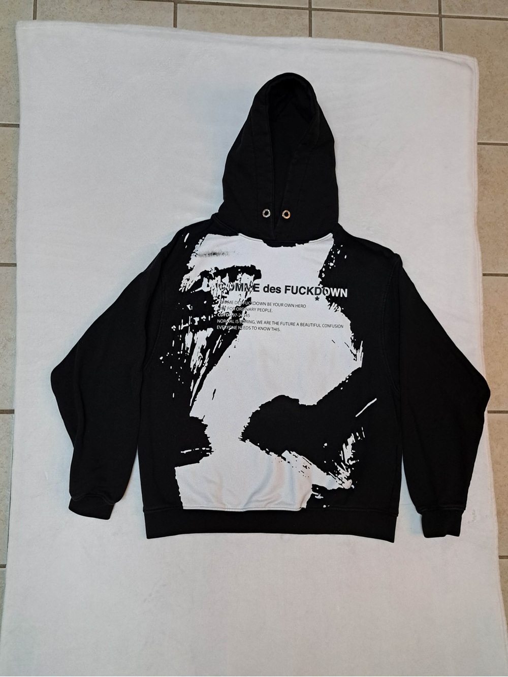 Comme des Fuckdown graphic hoodie - Women's size XL